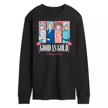 Мужская золотая футболка с длинным рукавом Good As Gold для девочек Licensed Character