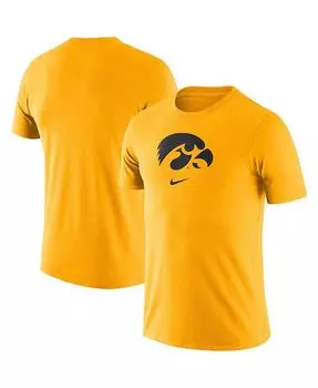 Мужская золотая футболка с логотипом Iowa Hawkeyes Essential Nike, цвет Gold