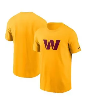 Мужская золотая футболка с логотипом Washington Commanders Primary Nike