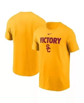 Мужская золотая футболка USC Trojans Local Ultimate Chant Nike, золотой