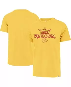Мужская золотая потертая футболка Kansas City Chiefs Chiefs Kingdom Regional Franklin '47 Brand, золотой