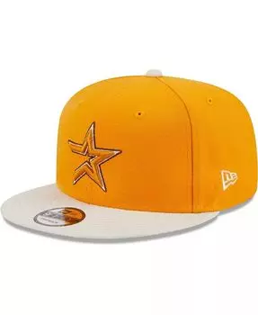 Мужская золотистая бейсболка Houston Astros Tiramisu 9FIFTY Snapback New Era, золотой