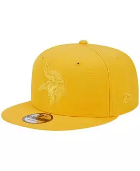 Мужская золотистая бейсболка Minnesota Vikings Color Pack 9FIFTY Snapback New Era