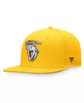 Мужская золотистая приталенная шляпа Nashville Predators Special Edition Fanatics, золотой