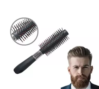 МУЖСКАЯ КРУГЛАЯ ЩЕТКА ДЛЯ УКЛАДКИ ВОЛОС Deni Carte