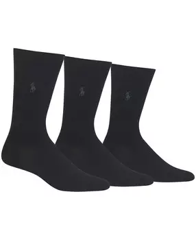 Мужские 3-комп. Супермягкие классические носки Polo Ralph Lauren