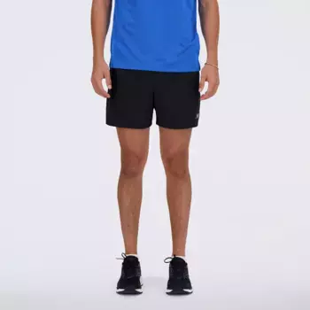 Мужские 5-дюймовые шорты New Balance, чёрный