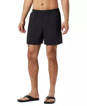 Мужские 6-дюймовые шорты back cast iii upf 50 water short Columbia, черный