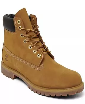 Мужские 6-дюймовые водонепроницаемые ботинки премиум-класса Finish Line Timberland, бежевый