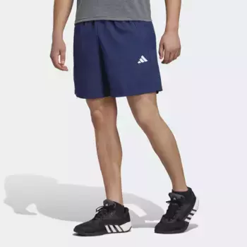 Мужские 7-дюймовые шорты Adidas Train Essentials, синий/белый