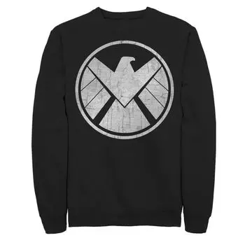 Мужские агенты Marvel из S.H.I.E.L.D. Винтажная футболка с логотипом Grungy