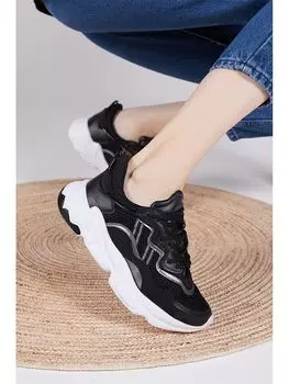 Мужские активные кроссовки на шнуровке с принтом Tonny Black