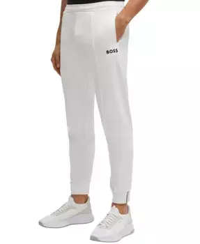 Мужские эластичные брюки для активного отдыха из габардина Hugo Boss, белый
