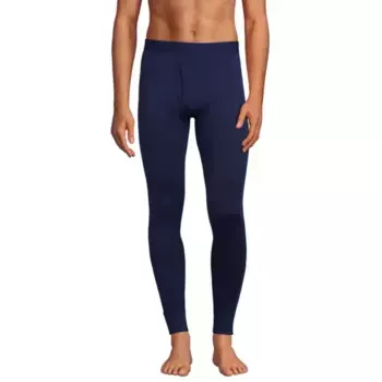 Мужские эластичные брюки для тренировок Lands' End, синий