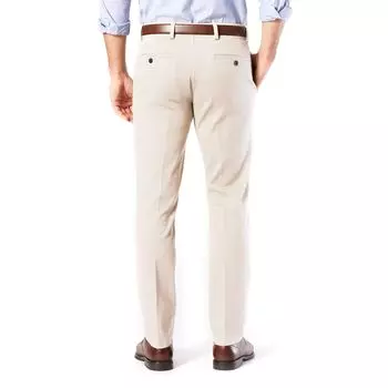 Мужские эластичные брюки Dockers Easy Khaki с плоской передней частью