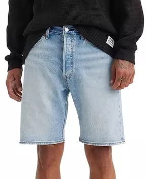 Мужские эластичные джинсовые шорты 501 Original с подшивкой длиной 9 дюймов Levi's, синий