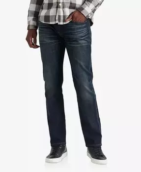 Мужские эластичные джинсы прямого кроя 223 Harrison Lucky Brand, синий