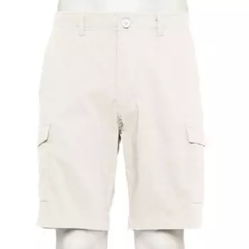 Мужские эластичные карго-шорты с удобной посадкой (25 см) Hallstatt, цвет star white