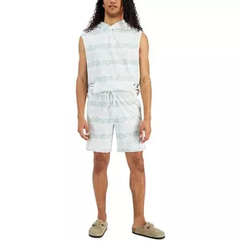 Мужские эластичные повседневные шорты на шнурке Sun + Stone, цвет Vintage White