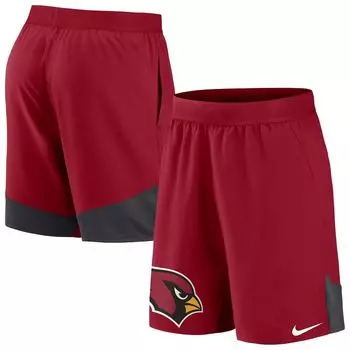 Мужские эластичные спортивные шорты Cardinal Arizona Cardinals Nike