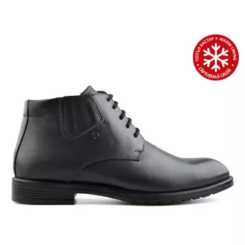 Мужские элегантные черные ботинки на теплой подкладке Tendenz