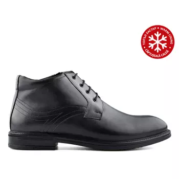 Мужские элегантные черные ботинки на теплой подкладке Tendenz