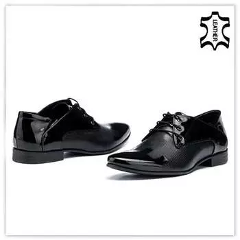 Мужские элегантные туфли черные Tendenz