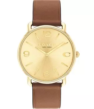Мужские аналоговые часы COACH Elliot, коричневый