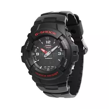 Мужские аналоговые и цифровые часы Casio G-Shock с хронографом — G100-1BV Relic by Fossil