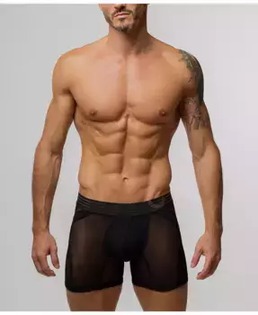 Мужские анатомические трусы-боксеры SXY NIGHTS Rounderbum, черный