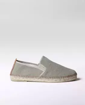 Мужские эспадрильи из ткани и резиновой подошвы Toni Pons, цвет Kaki