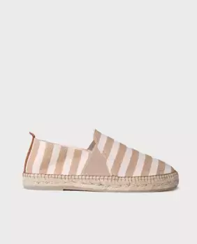 Мужские эспадрильи из ткани в полоску Toni Pons, бежевый