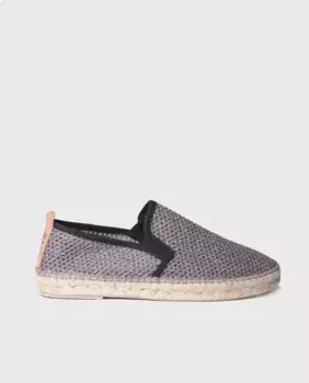 Мужские эспадрильи на плоской подошве из сетчатой ткани на резинках Toni Pons, серый