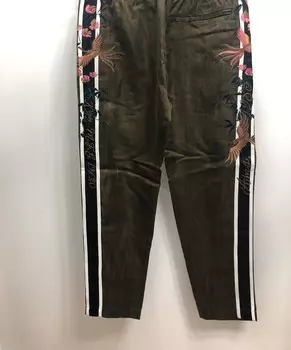 Мужские атласные спортивные штаны коричневого цвета Scotch & Soda, коричневый