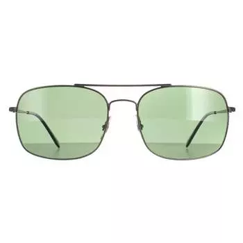 Мужские авиаторы темно-зеленые поляризованные RB3611 Ray-Ban, серый