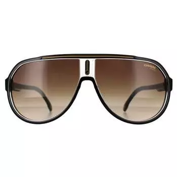 Мужские авиаторы золотисто-коричневые с градиентом 1057/s Carrera, черный