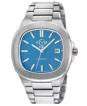 Мужские автоматические часы Potente серебристого цвета с браслетом из нержавеющей стали, 40 мм GV2 by Gevril, серый