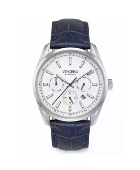 Мужские автоматические часы Reserve с механизмом Miyota 9100 и браслетом H-образного типа Vincero, синий