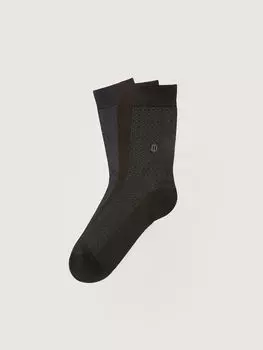 Мужские бамбуковые носки с рисунком, 3 шт. в упаковке LCW Accessories