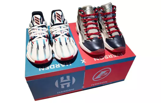 Мужские баскетбольные кроссовки Adidas Harden x Reebok Iverson