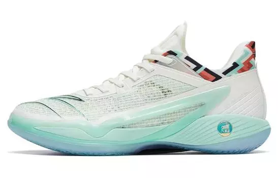 Кроссовки Anta Lighthearted 4 Basketball, белый/голубой