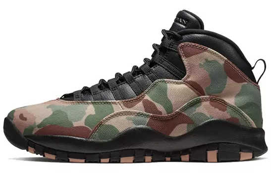 Кроссовки JORDAN 10 Retro Duck Camo