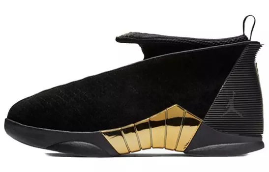 Кроссовки Air Jordan 15 Vintage Basketball Men, черный/золотой