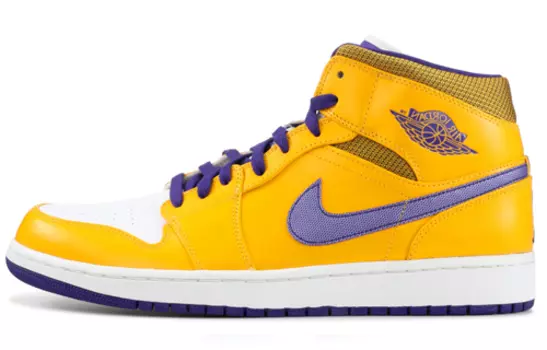 Кроссовки JORDAN 1 Mid Lakers