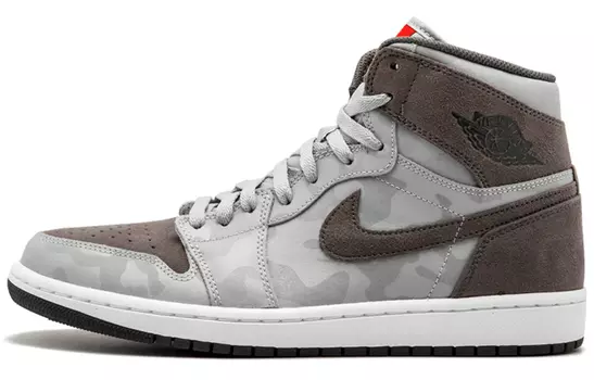 Кроссовки JORDAN 1 Retro High Camo 3M Wolf Grey