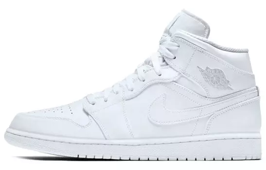 Кроссовки JORDAN 1 Mid White/Pure Platinum