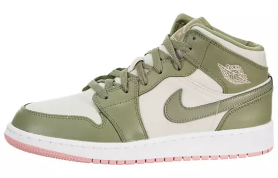 Кроссовки JORDAN 1 Mid Trooper Bleached Coral GS