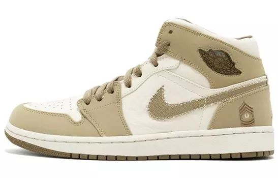 Кроссовки JORDAN 1 Retro Armed Forces Pearl White