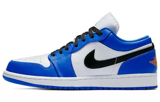 Кроссовки JORDAN 1 Low Hyper Royal Orange Peel