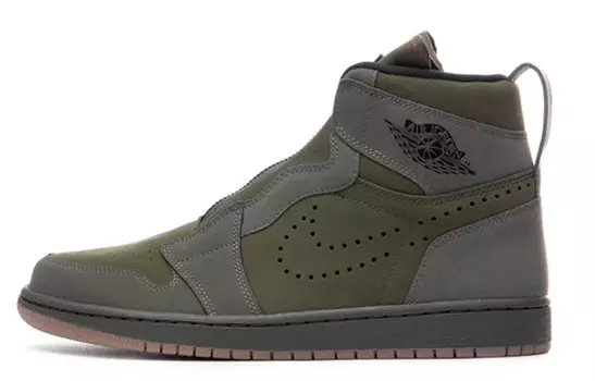 Кроссовки Jordan 1 High Zip Olive Gum